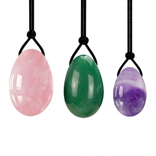 Juego de piedras de cuarzo natural y cristal de jade para mujer