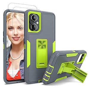 for Oneplus Nord N20 5G Case with Screen Protector [2 Packs] Heavy Duty Drop Protection Full Body Rugged Shockproof/Dust…