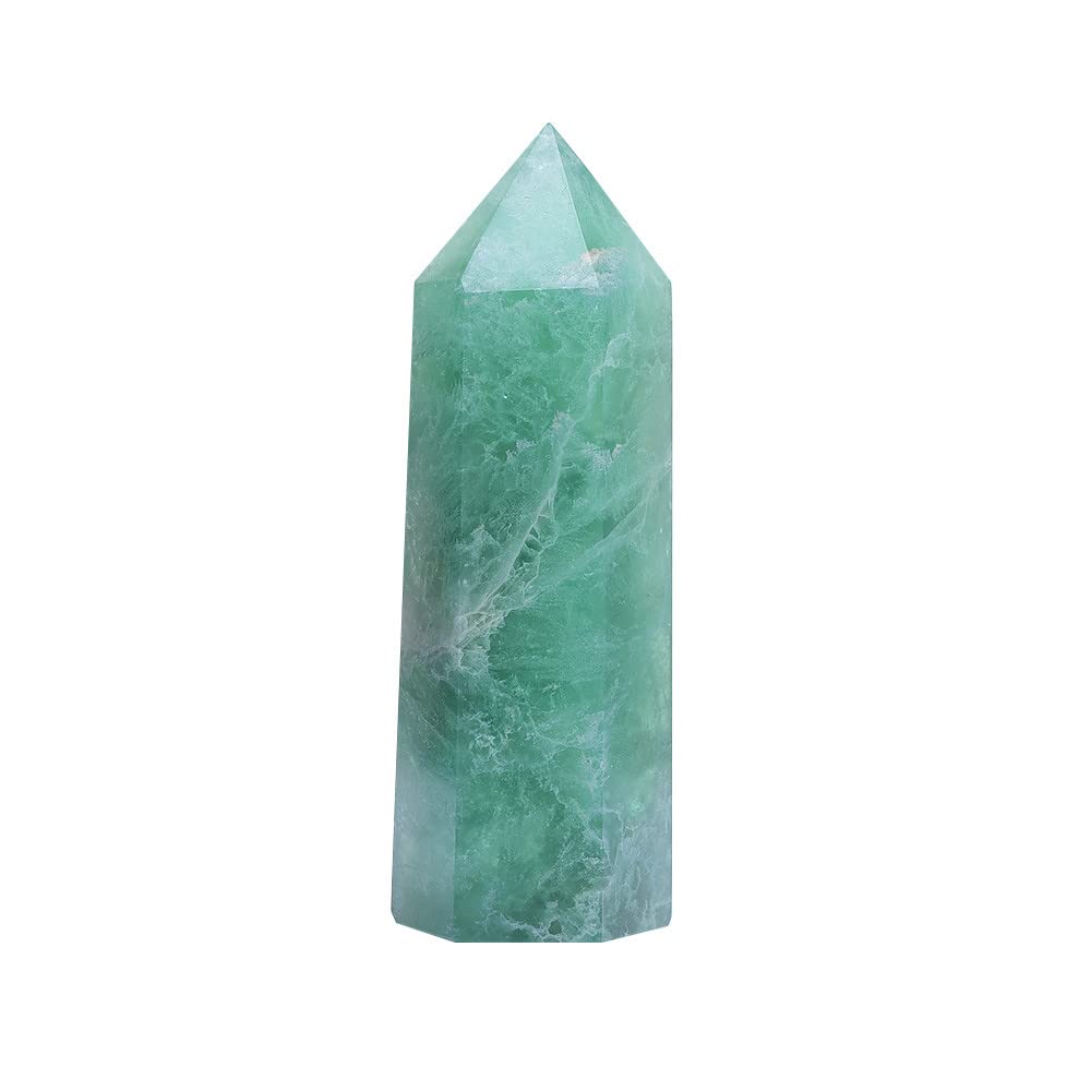 Fluorite verte naturelle ARKERO colonne hexagonale quartz 10x3cm