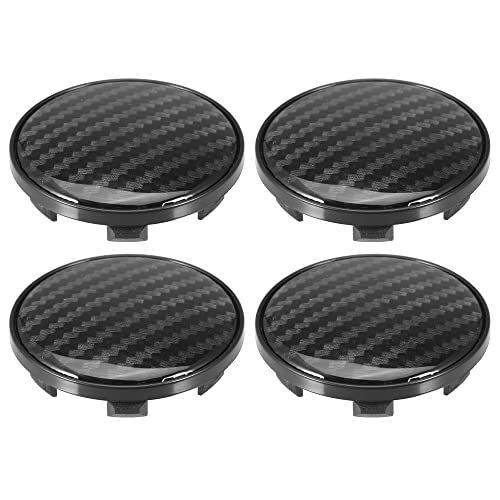 X AUTOHAUX 4 Pcs 59mm Wheel Center Hub Caps Hubcaps Covers Universal Rims Hub Cap Parts for Car Black Inner Diameter: 51mm / 2.01