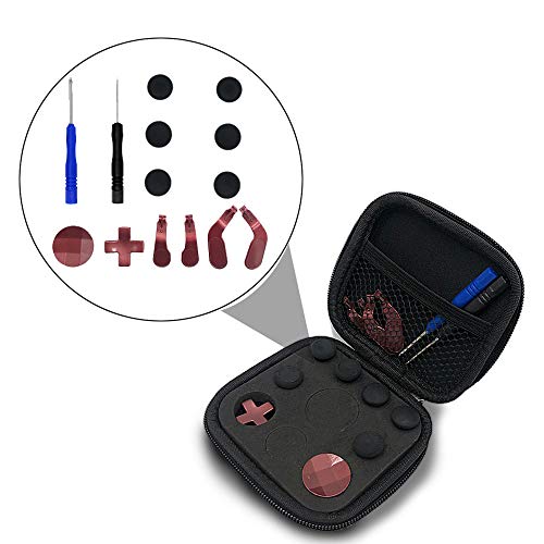image for HuiSmart Gaming Replacement 12 Pieces in 1 - Metal Mod 6 Swap Thumbsti