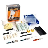 Hynec All In One Malerset | Farbroller Set | Malerpinsel Set - Farbroller/Malerrolle/Farbwalze, Farbroller Klein, Pinselrolle, Malerpinsel, Farbwanne Und Weiteres Malerzubehör, Streichen Zubehör