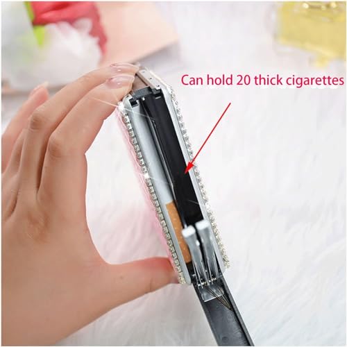 Estuche para cigarrillos con encendedor TARVIT 2 en 1 morado miniatura 4