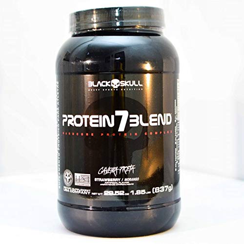 WHEY PROTEIN 7 BLEND (837G) - BLACK SKULL IMPORTADO - Amendoim