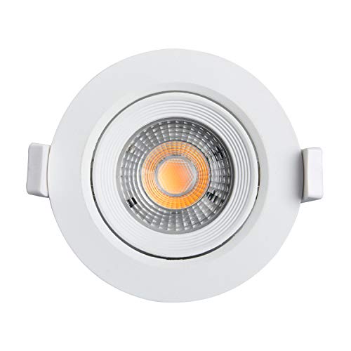 Spot LED 3000K Redondo 100-240V Não Dimerizável, Black+Decker, BDS1-0500-01, 7 W