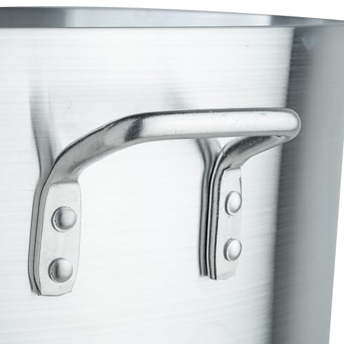 Winco 6.0mm Aluminum Stock Pot, 140-Quart - Image 3