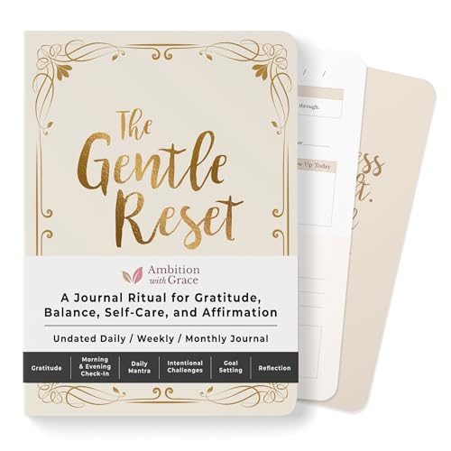 The Gentle Reset Gratitude Journal for Women Daily Planner Reflections