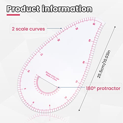 Snapklik.com : Armhole Ruler, French Curve Ruler For Pattern Making ...
