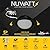 NuWatt 12 Pack, 4 Inch Black Gimbal LED Recessed Lighting, 2700K/3000K/3500K/4000K/5000K Selectable, 630LM, Dimmable, Damp Rated, Canless Adjustable Directional Lights for Sloped Ceilings, Metal J-Box