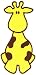 Wrights Especially Baby Iron-On Appliques-Yellow/Brown Giraffe 2"X4" 1/Pkg