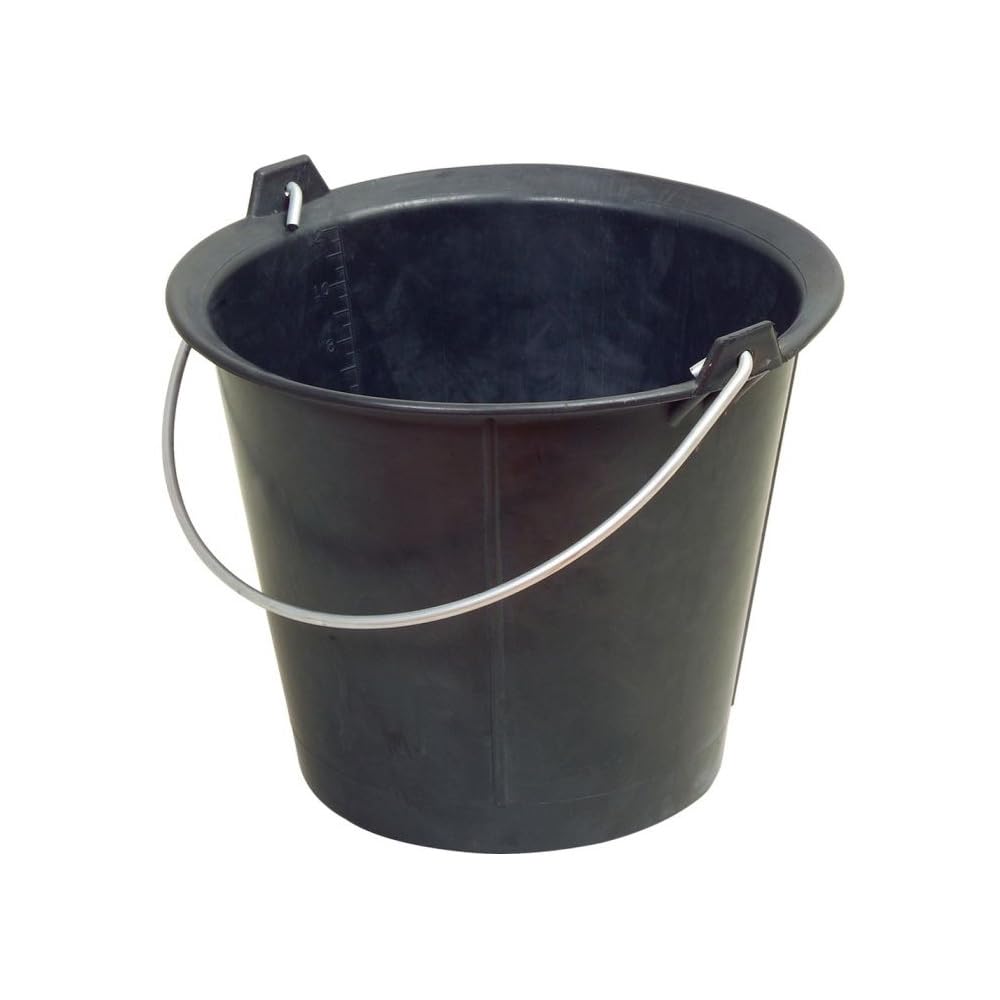 KS Tools 140.0038 Vollgummi-Eimer, 12 Liter, sehr elastisch