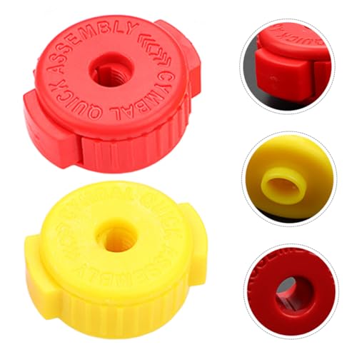 Levemolo 2 piezas tuercas desmontaje rápido para platillos miniatura 7