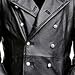 Mxjeeio- Chaqueta Cuero Hombre, Abrigo Piel De Oveja De Los Hombres Medieval...