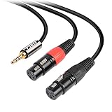 Das Design mit zwei XLR-Kabeln unterteilt das Stereosignal in zwei Mono-XLR-Signale für eine einfache Audioanpassung und bietet eine genaue Signalausgabe für professionelle Audioanforderungen und -anwendungen, wodurch Verzerrungen und Signalverluste reduziert werden