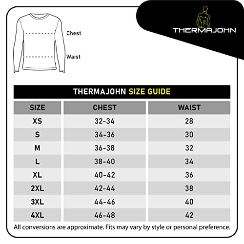 Thermajohn Thermal Shirts For Men Long Sleeve Thermal Compression Shirts For Men Base Layer Cold Weather (Charcoal, Large)… #TOP4