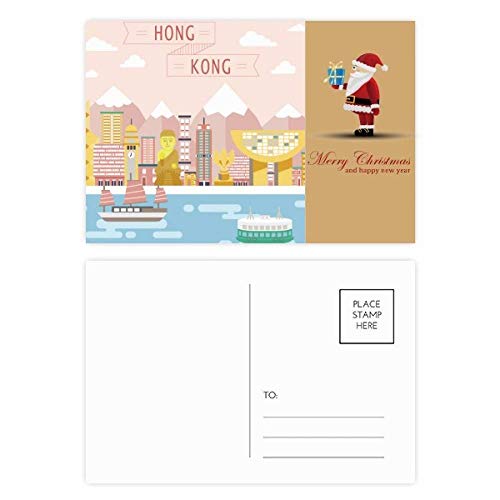 Cartes postales de Hong Kong lot de 20 papier épais anti-bavure pour vœux réussis