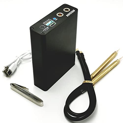 DIY Spot Welder Battery Spot Welder Mini Spot Welder, Portable Handheld Welding Pen Nickel Seat, Battery Spot Welder Kit 5 Adjustable with Charging Cable for Gearsmans/Beginners