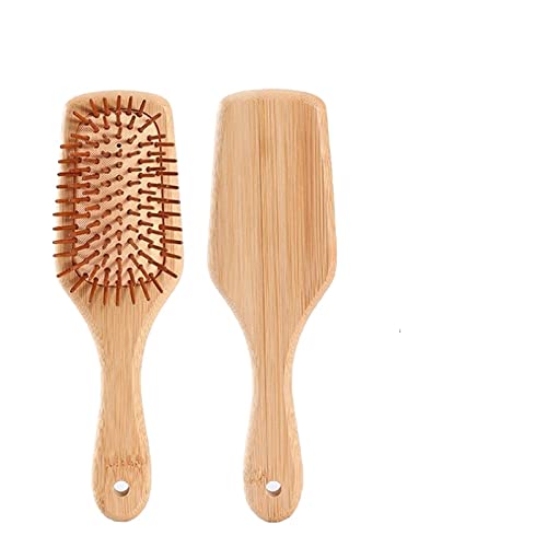 Brosse à cheveux à poils en bois BAWHO pour structurer et discipliner les cheveux épais