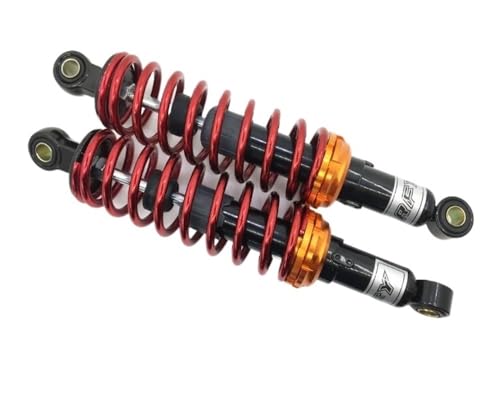 Amortisseur moto 320mm universel à air avec ressort arrière rouge haute absorption