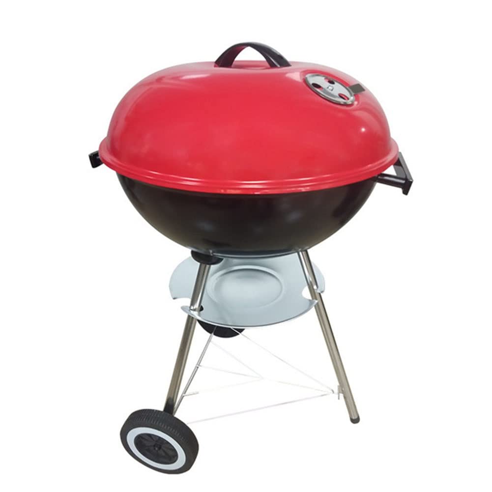 Bouilloire barbecue au charbon de bois ventilation reglable et recuperateur de suie