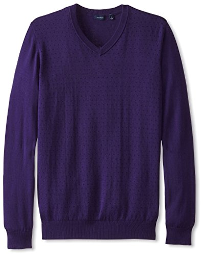 Thirty Five Kent Men's Silk/Cotton V-Neck Sweater