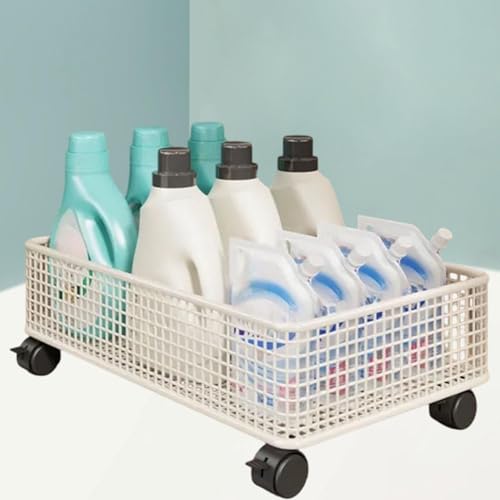 Carrito organizador rodante para debajo del fregadero, carrito de almacenamiento para debajo del escritorio, habitación infantil, dormitorio estudiantil, juguetes, talla S miniatura 7