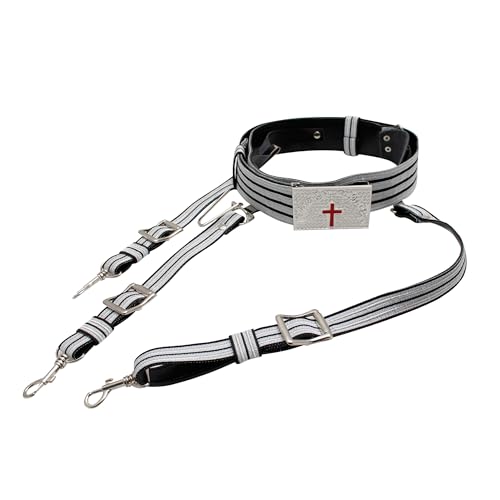 Ceinture Knights Templier Passé Commander maçonnique héraldique