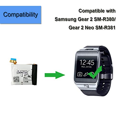 Batería de Repuesto para Reloj Inteligente SM-R380 SM-R381 ...