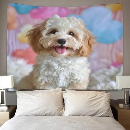 Poster mural Cockapoo imprimé 3D pour réchauffer l'ambiance du salon - 4