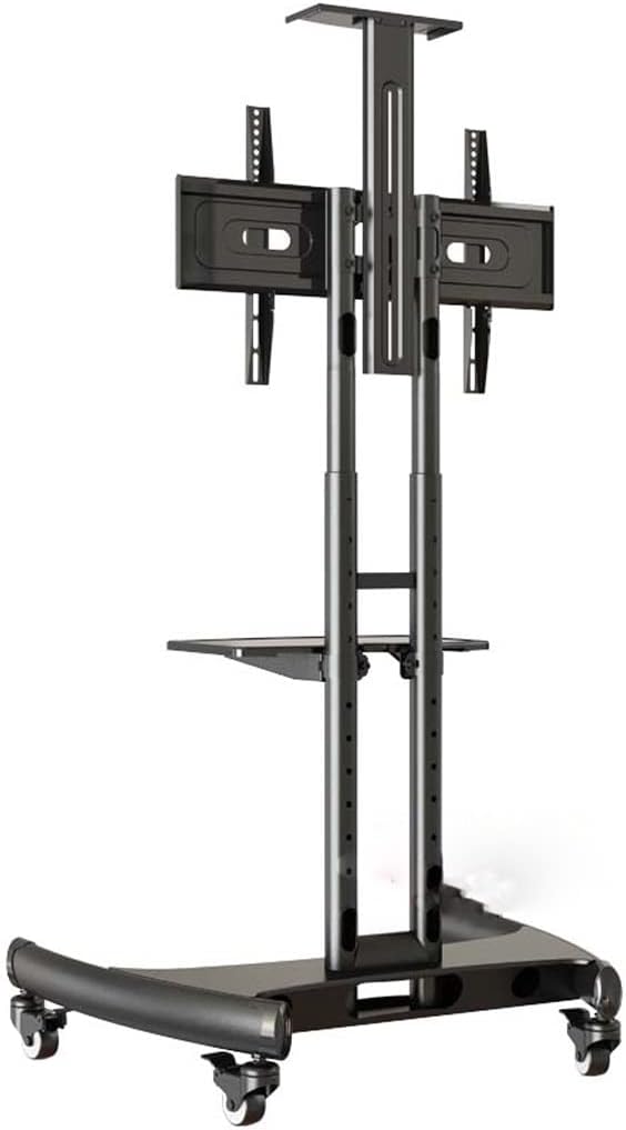 LCD tv Cart Flat Panel Plasma Trolley Stand with Camera Tray Shelf