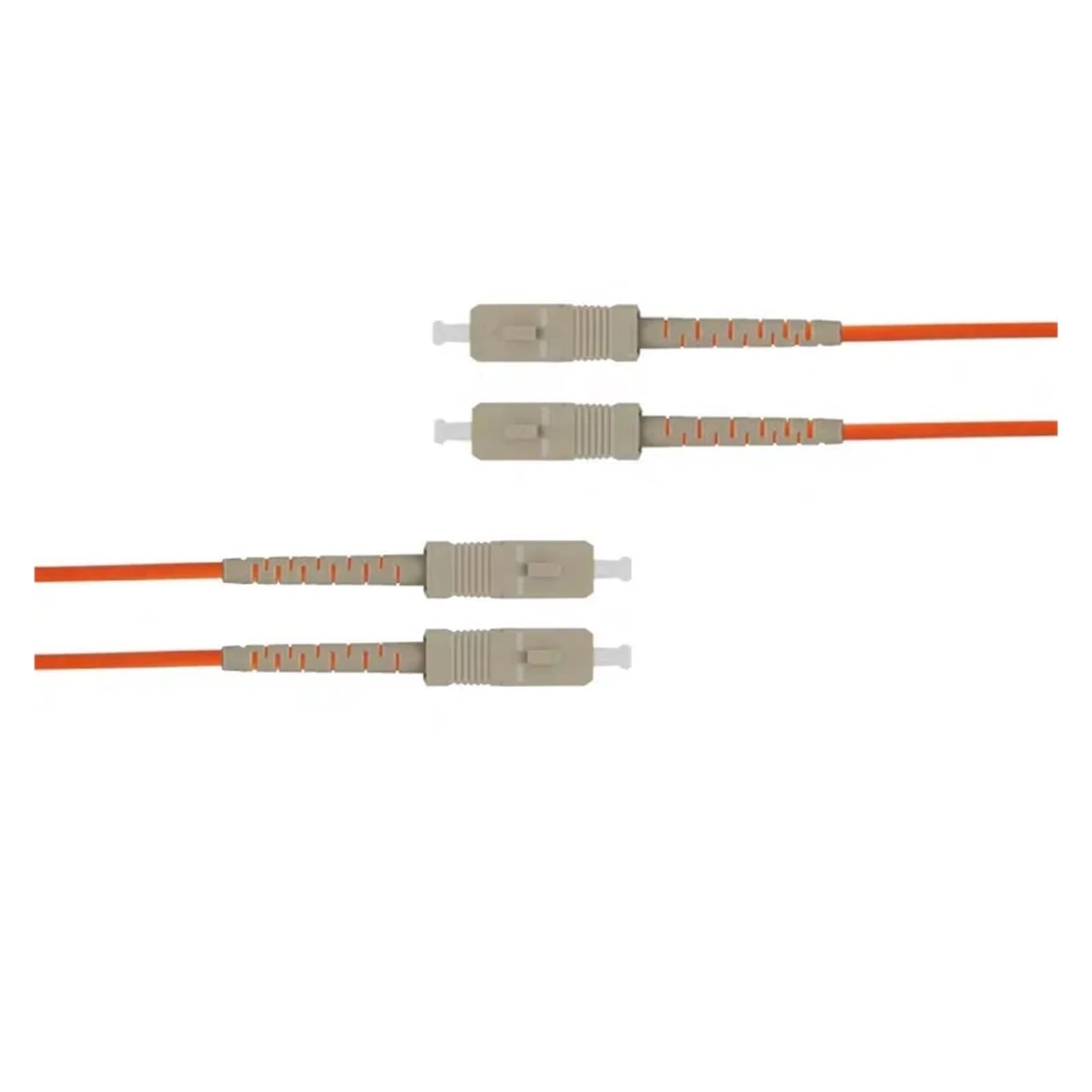Câble à fibre optique Câble de connexion Jumper 2,0 mm ou 3,0 mm LC/ST/SC/FC UPC multimode double cœur 10 mètres (SC UPC-ST UPC)
