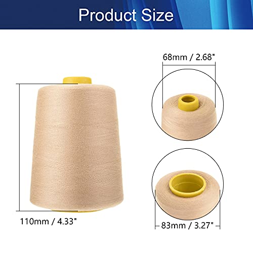 Hilo de coser poliéster 8000 yardas por bobina miniatura 2