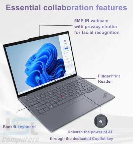 Image of Lenovo ThinkPad T14, 14 inch Touchscreen, Ultra 7 155U, 16GB DDR5, 512GB SSD
