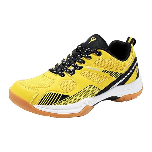 Men's Pickleball Shoes | Table Tennis & Squash Court Sneakers | Strong Support & Shock Absorption | All-Court Comfort
