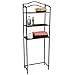 Household Essentials 3-Tier Over the Toilet Storage Shelf, Espresso Brown