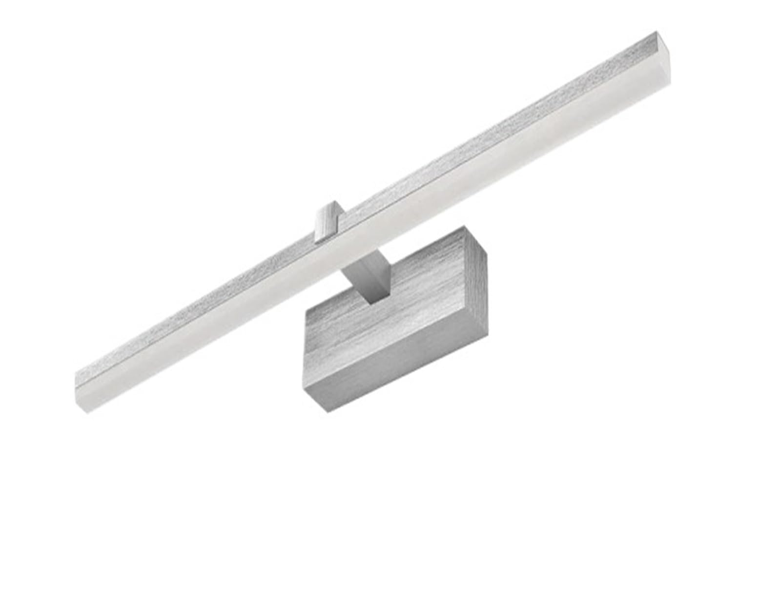 CUDTAPI Led Wall Light Mirror In The Bathroom 8W 41W, Led Light Fixture Wall Modern Wall Light Fixtures Indoor Lamp For The Bathroom(5500-7000K,Silver,8W 41CM)