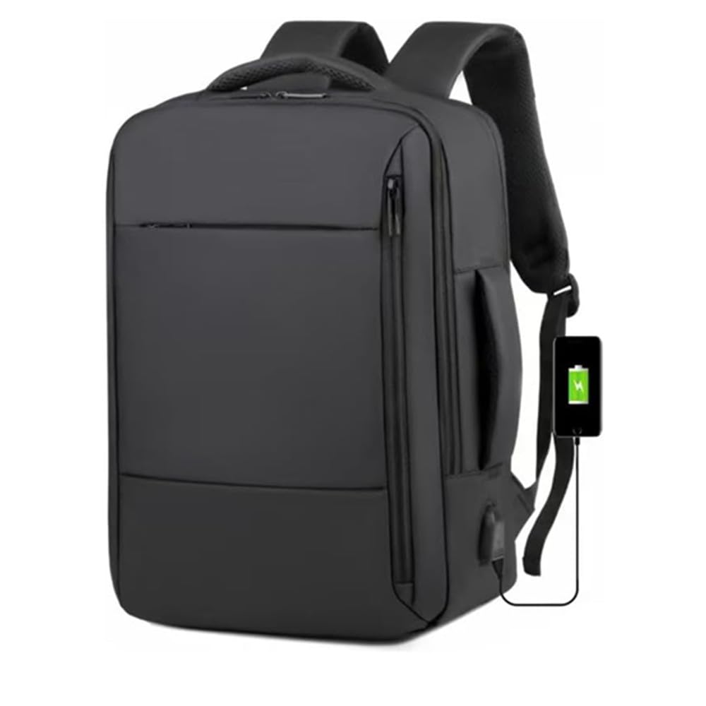 Laptop Backpack 17 Inch with USB Charging Port, Business Travel Backpack for Men & Women, Water-Resistant Durable School College Bag for Laptop Notebook Computer