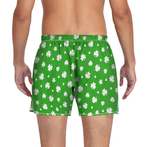 Image of Men's Boxer Shorts Cotton Loose Underwear with Button Fly