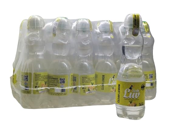 (200ml) | Goli Soda | Clear Lemon | Carbonated Drink | Refreshing Soda - (Pack of 24)