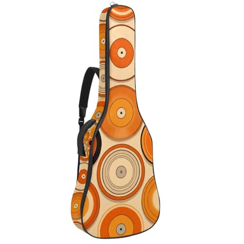 Sac pour guitare pour musiciens nomades motif orange