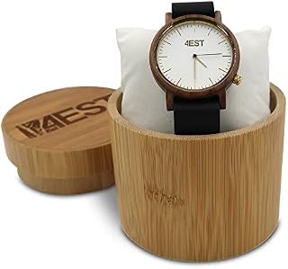 4EST Shades Real Wood Watch - Premium Wood and Leather - Handmade
