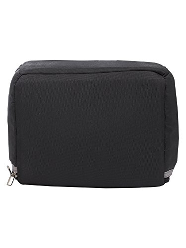 Image of BagsRUs Black Polyester 11 Liter 12 500ml Cans Portable Travel Chiller Cooler Bag with 2 Free ice Packs (CH104FBL)