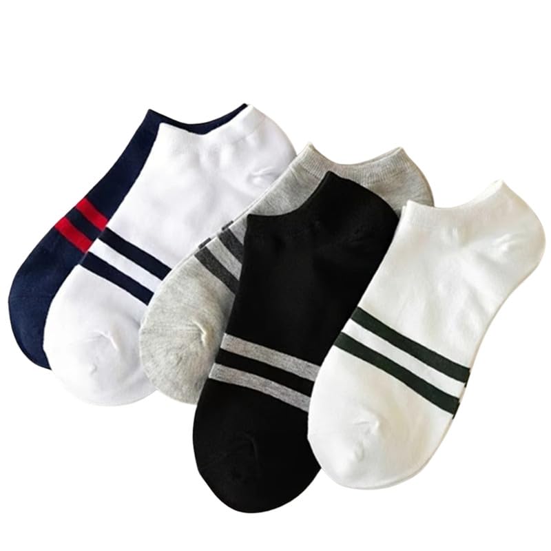 Unisex soft & Stretchable Socks | Comfortable Breathable Hosiery Socks | Perfect for Casual, Office & Sports Shoes-(Multicolor-pack of 5)-picture-21