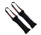 RedLine K9 Bundle of 2 Black French Linen Dog Tug Toy (3
