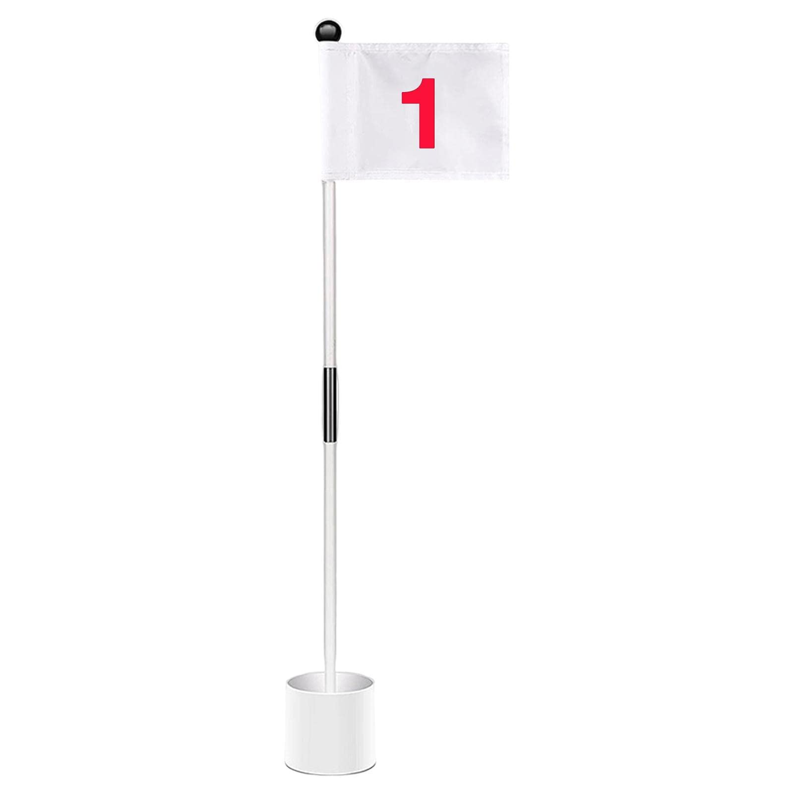 Drapeaux De Golf, Tasse D'entraînement avec Drapeau, Ensemble De Mât De Drapeau Vert Et Coupes À Trous