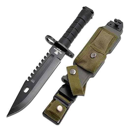 Snake Eye Tactical Fixed Blade Survival Knife, 13-Inch Overall