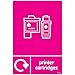 Price comparison product image stika.co Printer Cartridge Recycling Sticker  A5 210x148mm Self-Adhesive WRAP Sign  Recycle Now Label  BS EN ISO 7010 Compliant for Office & Workplace Waste