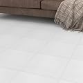 Decotalk Peel and Stick Floor Tile White Marble Bathroom Floor Tile Waterproof White Vinyl Flooring 12"x12", 3tiles, Self Adhesive Flooring Tile Square White Tile Floor Tiles Bathroom Kitchen Matte