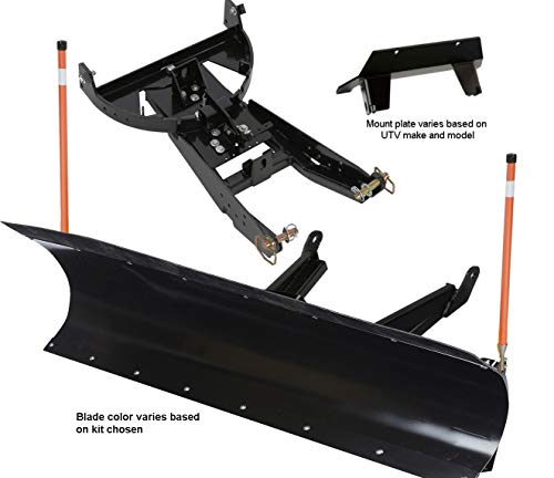 72 Inch Denali Pro Utv Snow Plow Kit In Black - 2012-2021 Polaris Rzr 570 And 570-S #TOP1
