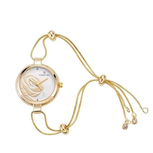 Fashion Women Wrist Watch, Adjustable Metal Band, Color (Rose Gold)